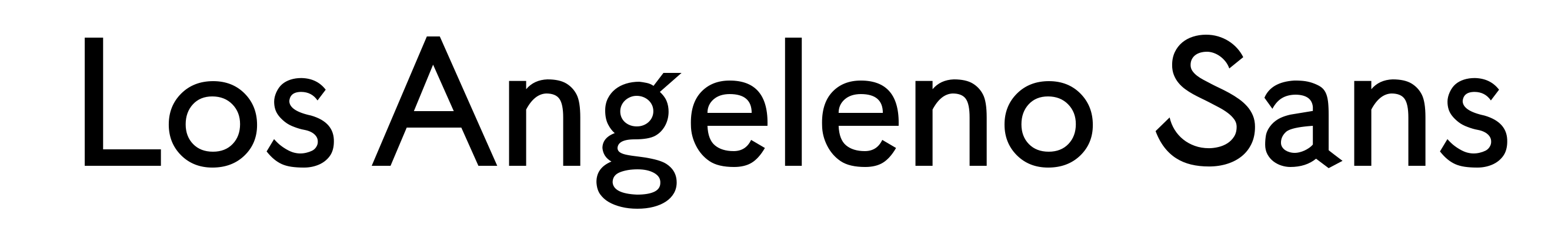 Los Angeleno Sans